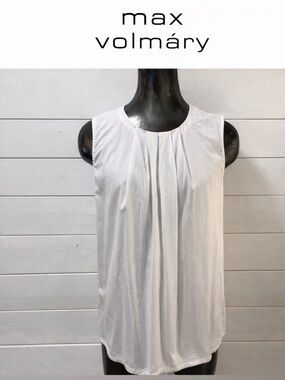 MAX VOLMÁRY  White Sleeveless Blouse – Size 8